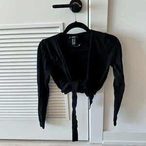 F21 Wrap Sweater